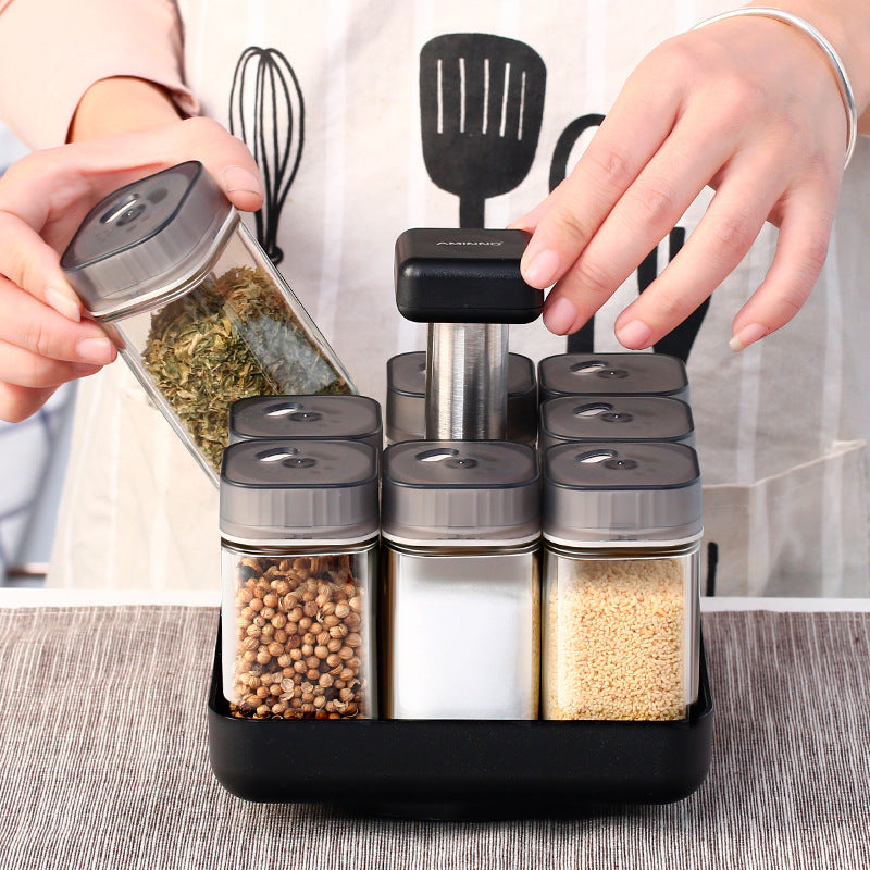Transform Your Kitchen with Our Spice Jar Glass Organizer